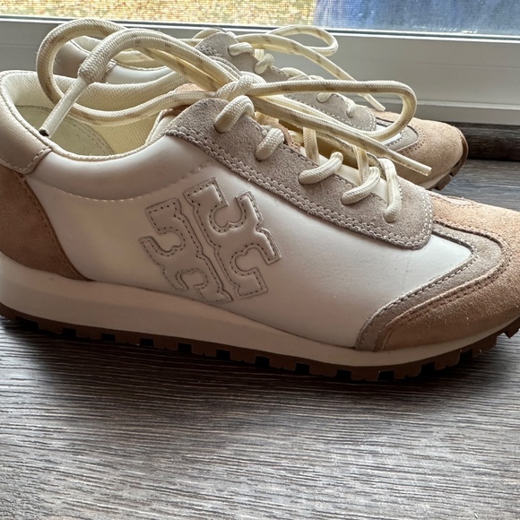 Used Tory Burch Vintage Nylon Sneakers - Picture 2 of 10